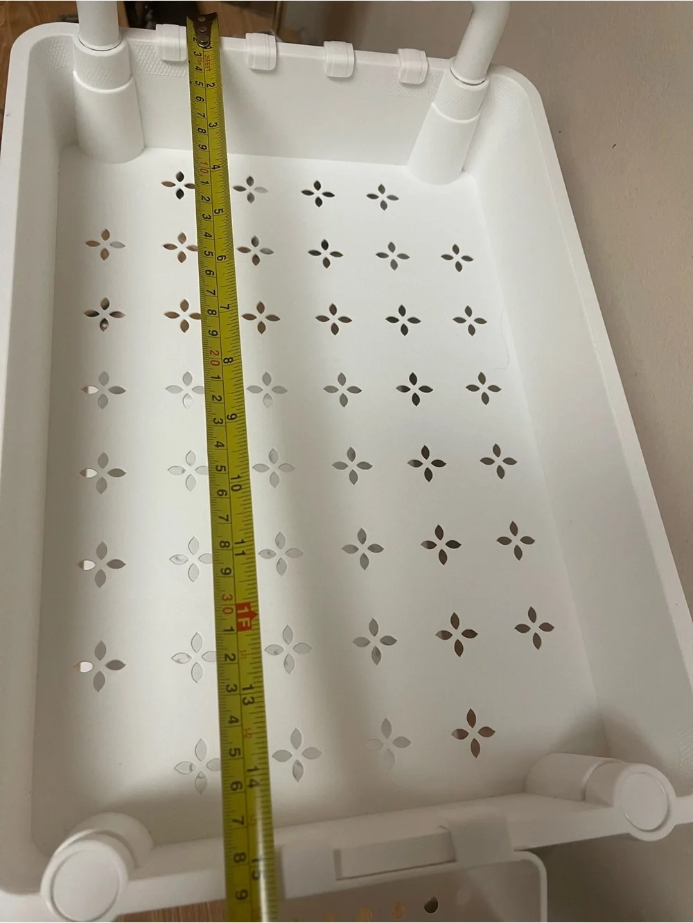 White Rolling Utility Cart - 2-Tier